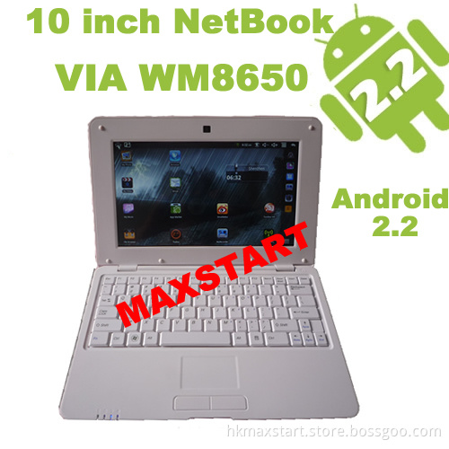 10 Inch Mini Netbook Android 2.2 WiFi